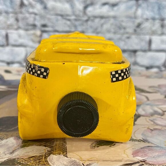 Vintage Avon Checker Cab Aftershave Decanter Cologne Bottle - Picture 4 of 6